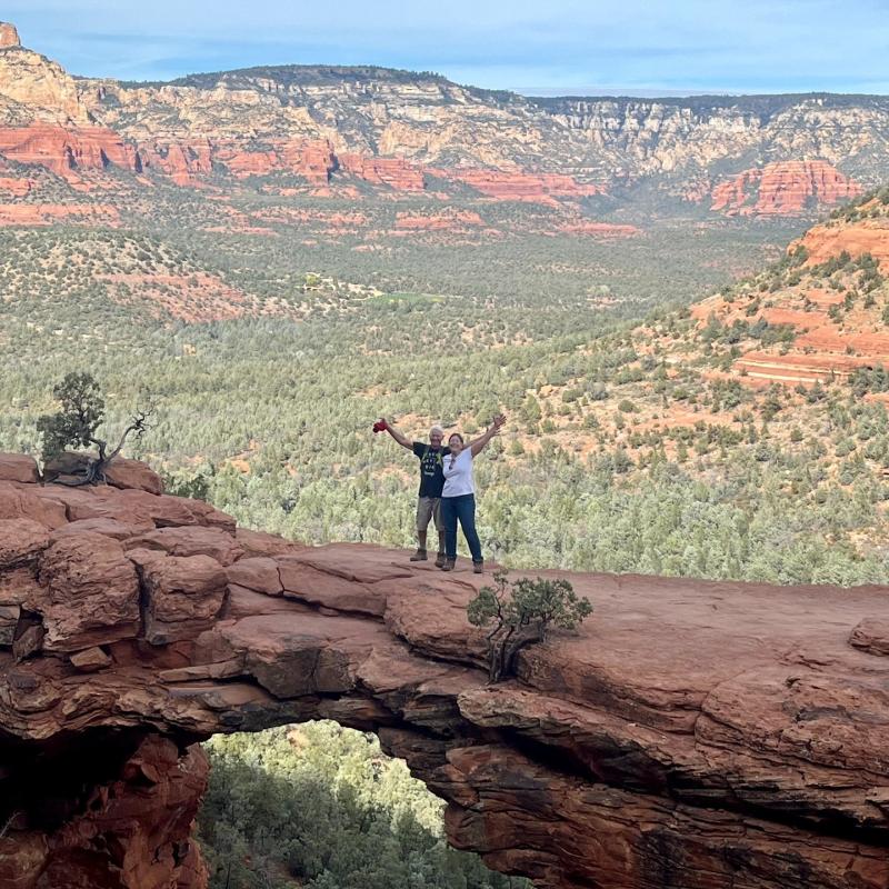 Neil J. just visited Devil's Bridge in Arizona and got a great photo to show the beautiful landscape share this photo in our photo contest. He stayed at Los Abrigados Resort and Spa. Thanks for sharing Neil!